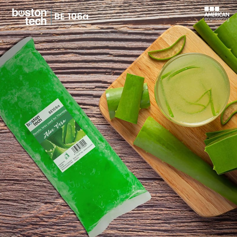 Set pentru îngrijirea mâinilor și picioarelor cu parafină și Aloe Vera Boston Tech BE-106, 6 piese