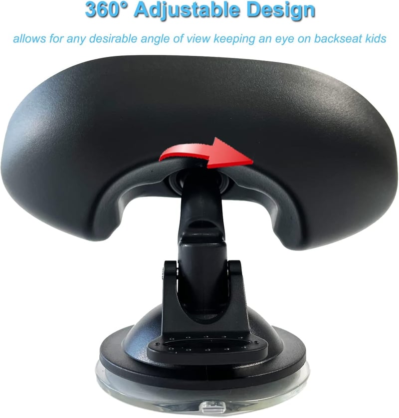 Kitbest Baba Autótükör 360° Forgatható Hátsó Üléshez, Törésálló Visszapillantó Tükör Csecsemőknek és Kisgyerekeknek