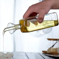LanHope nagy üveg olaj- és ecetadagoló palack konyhába és grillezéshez - 2 db-os szett 2