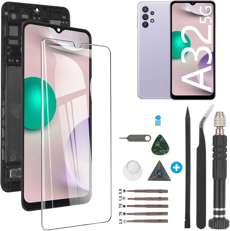 RongZy LCD Kijelző Samsung Galaxy A32 5G (SM-A326B) Telefonhoz - Érintőképernyős Digitalizáló Kerettel, Szerelési Eszközökkel

AI: I've crea