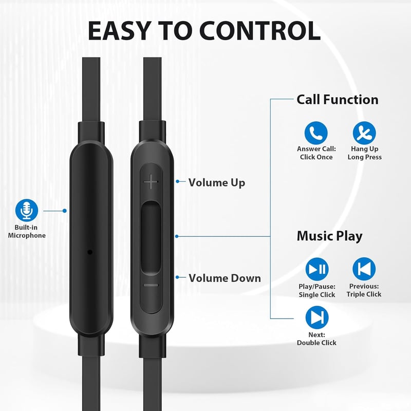 Samsung A54 A34 USB-C fülhallgató mikrofonnal, Galaxy S24 S23 iPhone 15 kompatibilis