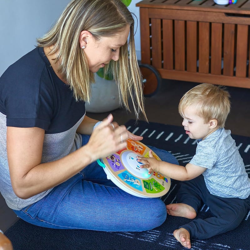 Baby Einstein Fa Zenei Játék - Érintésérzékeny Szimfónia 3 Nyelven, Színes Hangszerekkel, Fejlesztő Játék Kisgyermekeknek, Elemmel 