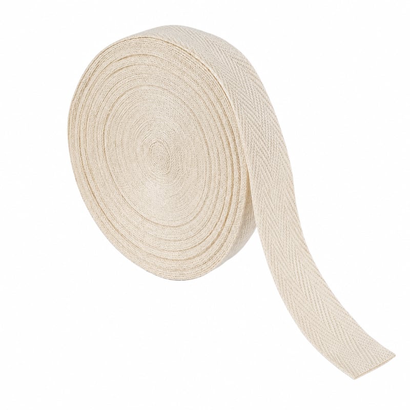 Bandă de Bumbac Bias Haocjanc, 3 Role, 20 mm x 10 m/rolă, Bandă de Cusut pentru Margini — 2 role fără ambalaj (stare: vezi a 2-a imagine)