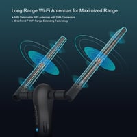 BrosTrend 1200Mbps WiFi adapter PC-hez, dupla sávos USB antenna Windows 11/10 kompatibilis 4