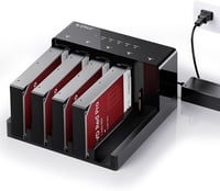 ORICO 5-Bay 6558US3-C Merevlemez Dokkoló - 90TB Tárhely, USB 3.0, Offline Klónozás, 230MB/s, Windows/Mac/Linux Kompatibilis, Fekete 1