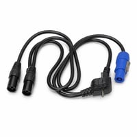 PUZILOZA 108W Akkumulátoros LED Par Lámpa — Töltő-/tápkábel (alkatrész) 1
