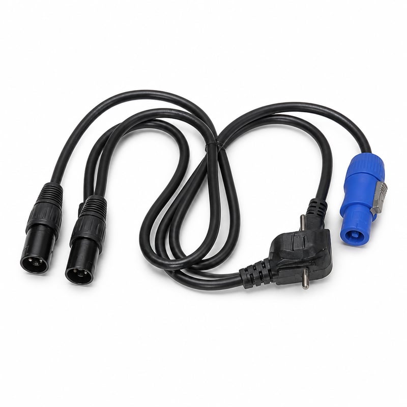 PUZILOZA 108W Akkumulátoros LED Par Lámpa — Töltő-/tápkábel (alkatrész)