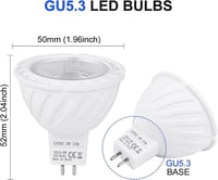 YAYZA! GU5.3 LED spotizzók - Energiatakarékos fényforrás 1