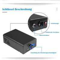 Twotrees 500W CNC Orsómotor 12000 RPM Léghűtéses Kefe Nélküli Motor Beépített Vezérlőegységgel Gravírozáshoz, Maráshoz és Fúráshoz 3