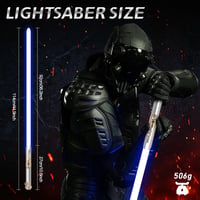 Fénykard Fém Markolattal - 16 Színű LED, Mozgásérzékelős, 16 Hangeffekttel, USB Tölthető, 101 cm, Arany Szín 7