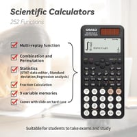 OSALO 417 Funkciós Napelemes Tudományos Számológép Diákoknak (OS 991ES Plus) 4