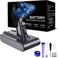 Dyson V8 porszívó 6000mAh-s kompatibilis akkumulátor - Absolute, Animal, Fluffy modellekhez 1