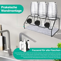 SodaStream Kompatibilis Rozsdamentes Acél Palacktartó Kefével 4