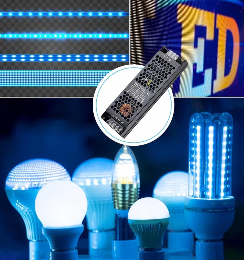 DUSKTEC 300W 12V LED tápegység, IP20 transzformátor, 25A, beltéri LED szalagokhoz