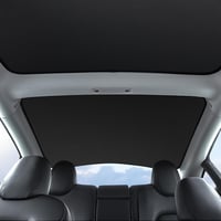 ShowEv Tesla Model 3 Napvédő Tető Árnyékoló - Összehajtható Napfénytető Árnyékoló Első és Hátsó Ablakokhoz - Fekete Autó Kiegészítő 2020-2023 2
