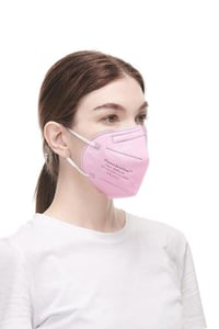 Medicinadellavoro Rózsaszín FFP2 Maszk - 5 Rétegű, Szelepnélküli, Nagy Szűrésű (30db) 3