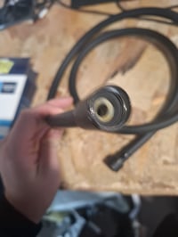 Furtun de duș GROHE Vitalioflex Trend 150 cm, negru, flexibil și rezistent la îndoire, fără garnituri, cu racord universal, utilizat 3