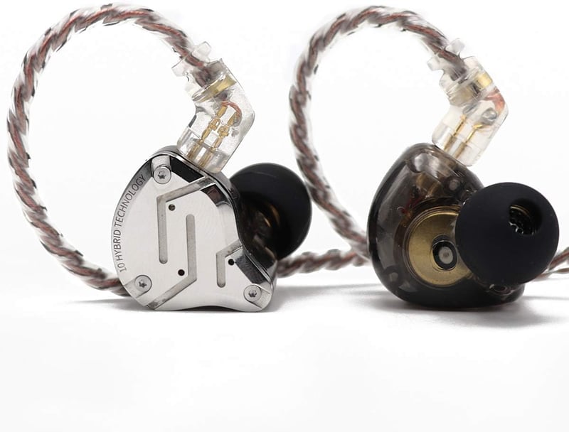 KZ ZS10 Pro 5 Hangszórós HiFi Fülhallgató, Leválasztható Kábel, Fekete