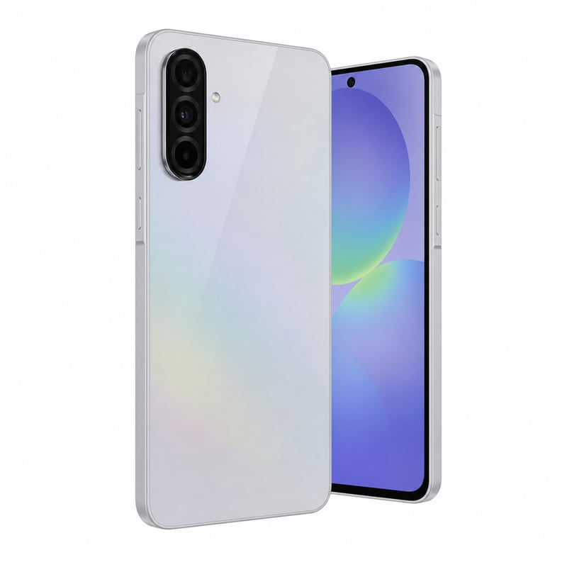 Smartfón Samsung Galaxy A36 5G 256 GB, strieborno-levanduľová farba, voľný na všetky siete, bez príslušenstva, so známkami používania (stav: pozri 2. obrázok)