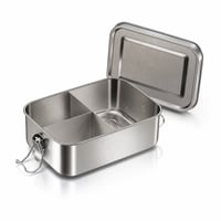 Onader Bento Box 850 ml nerezový obedár s priehradkami — Miestami poškriabaný a so škvrnami (stav: pozri 2. obrázok) 1