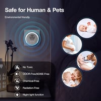 bubbacare Ultrahangos Rovarriasztó Szett 6db - Elektromos Kártevőűző Egerek, Szúnyogok, Pókok, Csótányok Ellen - Energiatakarékos Otthoni Vé 4