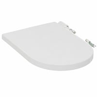 WC sedadlo s poklopom Ideal Standard Blend Curve T376001, Softclose, biela — chybné, čiastočne funkčné: zlomené pánty (stav: pozri 2. obrázok) 1