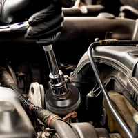 CCLIFE Olajszűrő Kulcs 75-77 mm, 3/8 Colos Meghajtással, 15 Pontos, VW, Audi, Mercedes, Opel Kompatibilis, Króm-Vanádium Acél - 100 Mm, 15-point, Isuzu, Mitsubishi 7