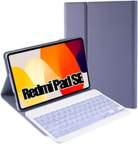 Xiaomi Redmi Pad SE 2023 QWERTZ billentyűzetes tok, lila, levehető mágneses 1