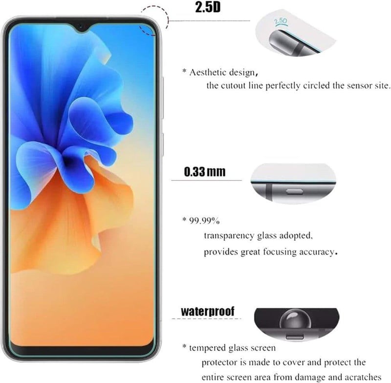Blackview A55 Pro edzett üveg képernyővédő fólia, 2db - Prémium minőség