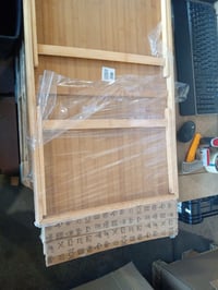 GOODS+GADGETS Tavă de mic dejun din bambus pentru pat, 70x45 cm XXL - Defect — defect, funcționează parțial: lipsește un element lateral (stare: vezi a 2-a imagine) 2