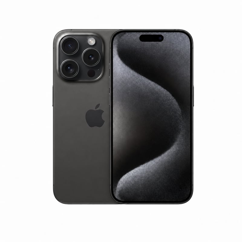 Pametni telefon Apple iPhone 15 Pro 256 GB Black Titanium – rabljeno, baterija 89%, USB-C – nedostaje USB-C kabel (stanje: vidi 2. sliku)