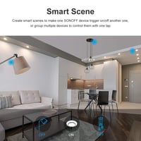 SONOFF T0EU2C 2-csatornás WiFi-s okos fali villanykapcsoló, Alexa és Google Home kompatibilis 5
