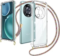Honor Magic 4 Pro Szivárvány Szilikon Tok Állítható Nyakpánttal 1