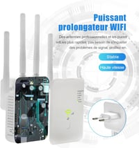 TP-Link AC1200 Dual Band WiFi Jelerősítő 4 Antennával és Ethernet Porttal 4