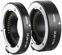 Fekete Meike makró közgyűrű szett - autofókuszos fém toldat Canon EF gépekhez 2