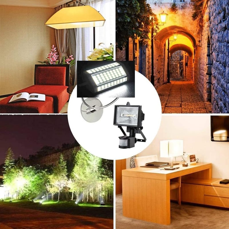ALQFFHL R7S LED lámpa 118mm, szabályozható, 50W, 3000K meleg fehér, 4000lm, halogén helyettesítő