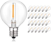BRIMAX E12 LED G40 Izzó - 25db Meleg Fehér Kültéri Gömb Lámpa 2200K 1