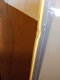 Amazon Basics magnetska bijela ploča s aluminijskim okvirom 120x90 cm – s držačem za olovke — udubljenja i nabori na ploči (stanje: vidi 2. sliku) 4