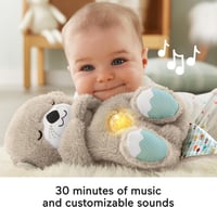 Fisher-Price Álomzene Plüssdoboz - Megnyugtató Zenével és Ritmikus Mozgással Rendelkező Babajáték Születéstől Kezdve 4