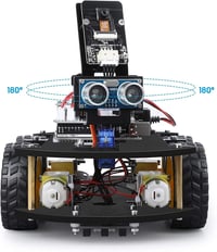 ELEGOO Robot Kids Car Kit V4.0 Programozható Arduino Kompatibilis Robot Autó, Távirányítós Játék 8-12 Éves Gyerekeknek, WiFi Applikációval 6