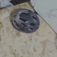 Cyklistická prilba Dunlop s LED svetlom, veľkosť M (55 – 58 cm), čierna – bez šiltu (stav: pozri 2. obrázok) 2