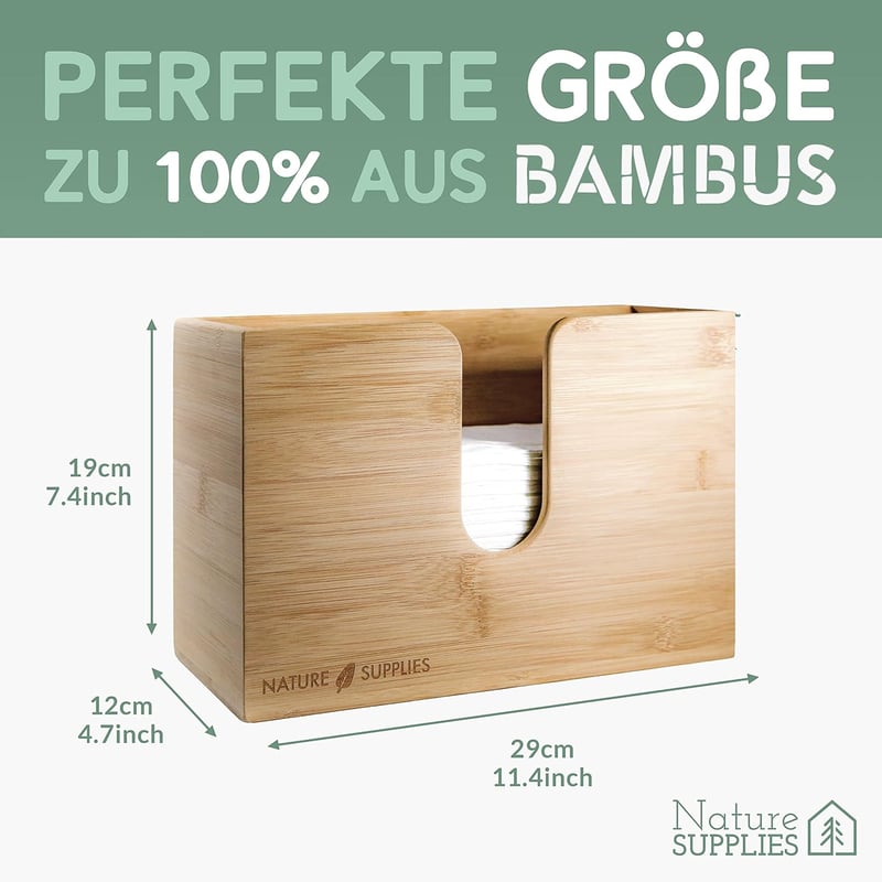 Nature Supplies Fa Kéztörlő Adagoló - Falra Szerelhető vagy Asztali Kivitel, C, Z és Interfold Hajtogatású Papírtörlőkhöz