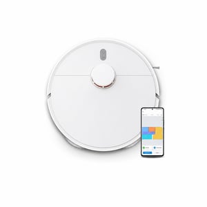 Xiaomi Robot Vacuum S10+ robotski usisavač i uređaj za pranje podova, 4000 Pa, bijeli – Rabljeno — Nedostaje punjač (stanje: vidi 2. sliku)