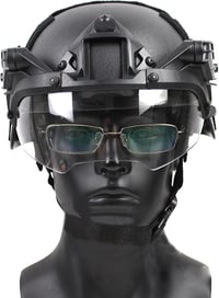 WISEONUS Univerzális Taktikai Sisak Szemüveg - Levehető Airsoft és Paintball Védőszemüveg Fast Sisakokhoz - Vadászati Kiegészítő

AI: I've c 4