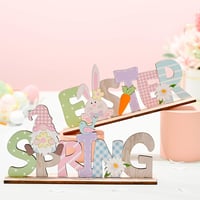Tavaszi Fa Húsvéti Dekoráció "Easter" és "Tavasz" Feliratokkal - AoHkers 8
