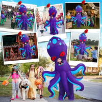 Danxilu Felfújható Jelmez Felnőtteknek - Polip és Dinoszaurusz Teljes Test Állatjelmez Férfiaknak és Nőknek - Vicces Cosplay, Party és Ünnep 7