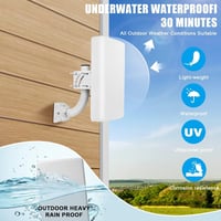 Maswell 4G LTE Kültéri Antenna 2X2 MIMO 10dBi Erősítésű 700-2700MHz Irányított Panel Antenna Routerekhez RV Kempingezéshez 2.2m RG58 Kábelle 8