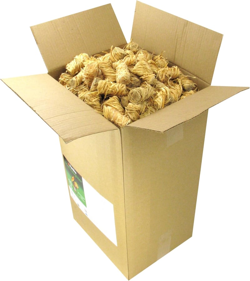 Feniks Biogyújtós 10 kg (kb. 1100-1200 db) - Környezetbarát Tűzgyújtó Kályhához, Kandallóhoz, Grillezéshez, Kemencéhez