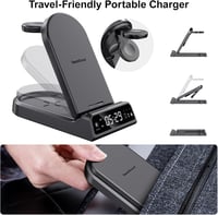 Samsung 4 az 1-ben vezeték nélküli töltőállomás Galaxy S24/S23/S22, Watch és Buds készülékekhez 5