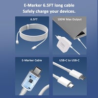 MacBook, Galaxy, Dell kompatibilis 100W GAN USB-C gyorstöltő 5